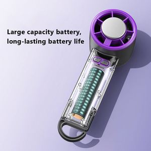 Mini Ventilador USB Portátil de Alta Velocidad y Refrigeración 2025, 2000 mAh, Compresor de Hielo con Ajustes Regulables para Uso en Automóvil - Product Image 4
