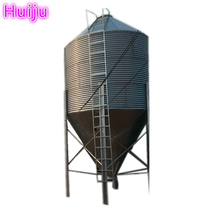 Silos de stockage de riz 14T <span class=keywords><strong>Ligne</strong></span> HJ-S 16T 20T 25T 30T Silos à grains de maïs petits silos de transport Silos à blé Bacs à aliments pour volailles - Product Image 4