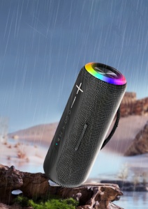 30W RGB không thấm nước IPX6 Vòng mini vải di động ngoài trời BT Loa bluetooth không dây - Product Image 2