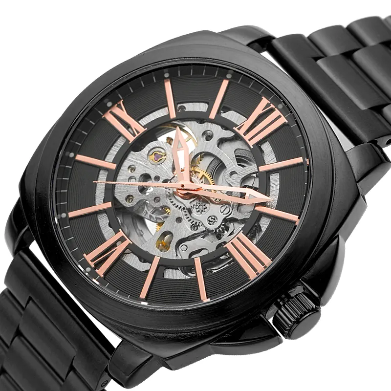 Famous Mens Stainless Steel Band Hand Watch OEM Top Brand Wristwatch Automatic Watch Luxury
