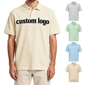 Camiseta Polo de Algodón para Hombre con Estampado Personalizado, Tela Piqué, Marca de Lujo, Regalo Corporativo, Uniforme, Ropa Transpirable para Ocio al Aire Libre - Product Image 3