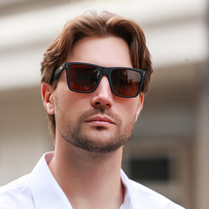 Photochromic <b>Square</b> <b>Sunglasses</b> For Men UV400 Anti Glare Driving Glasses P1920 - Product Image 2