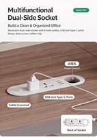 Ensemble bureau et chaise DIY avec poste de travail à panneau perforé, mobilier de bureau moderne et minimaliste pour quatre employés