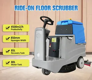 Mô hình DM-550D nhà máy bán hàng trực tiếp Mini sàn Scrubber làm sạch máy 550mm 80L 220bar sàn Scrubber khô với CE