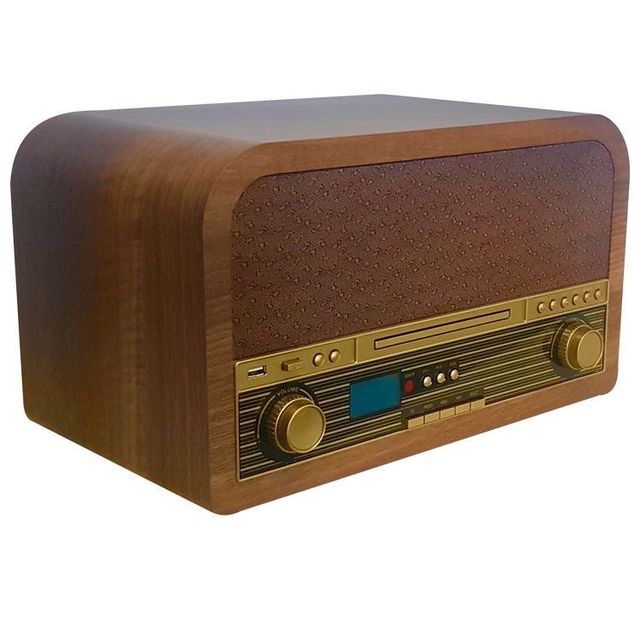 Factory Supply New Retro DAB Speaker FM Radio Player Speaker