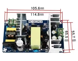 لوحة تحويل طاقة عالية الطاقة 24 فولت 5 فولت وحدة طاقة صناعية AC110 ~ ، V إلى DC36V5A - Product Image 6