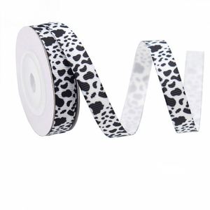En stock – Ruban gros-grain imprimé vache, mignon, 1,6/2,5/3,8 cm, 10 yards, pour emballage cadeau et nœuds pour cheveux DIY - Product Image 4