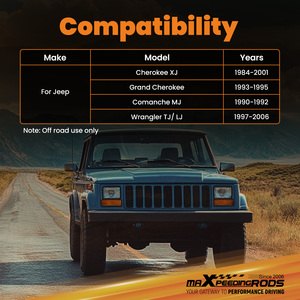 Kit de direction MaXpeedingrods, biellettes de direction pour <span class=keywords><strong>Jeep</strong></span> Comanche MJ ZJ 1993 1994 1995-1998, utilisation hors route uniquement - Product Image 6