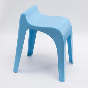Sedia da pranzo resistente dal Design moderno e pouf spesse in plastica PP sedia alta per soggiorno e camera da letto - Product Image 2