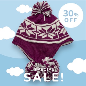 Venta caliente 100% acrílico Jacquard patrón tejido orejera 56-58CM gorro de nieve para regalo de Navidad - Product Image 3