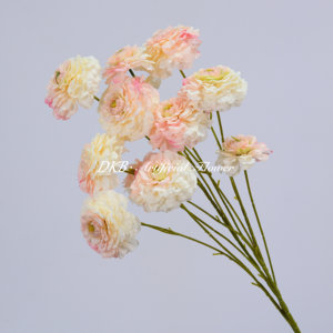 Décor intérieur populaire fleurs fleurs en vrac Simulation Roses artificielles fleur de pivoine - Product Image 4