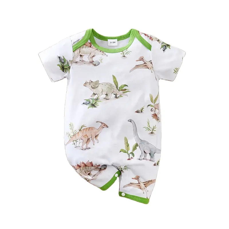 Colorful Choices: Personalized Baby Short Sleeve Rompers, Create Unique Styles for Your Baby!