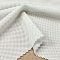 Good Stretch 88% Nylon 12% Spandex Tejido de punto de malla transpirable de Ojo pequeño para camiseta