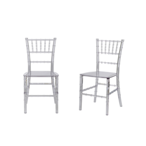 Venta al por mayor de alta calidad de silla de boda acrílica de cristal transparente diseñada de fábrica personalizada moderna - Product Image 4