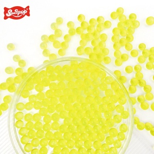 Nueva llegada Popping Boba Pearls Color amarillo para la bebida del té de la leche empaquetada en la botella - Product Image 4
