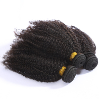 Cheveux Naturels Vierge 4B 4C Bouclés Remy à Tisser, Mèches de Cheveux Humains Afro Kinky Bouclés Mongols