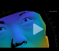 Scanner 3D infrarouge à matrice de zones et lumière structurée 3-2hotsale, précision 0,05 mm, scanner 3D facial sécurisé pour les yeux, pour l'esthétique médicale