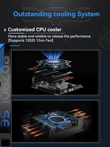 Aggloméré Minisforum Bd795i Se (nouveau): <span class=keywords><strong>Amd</strong></span> <span class=keywords><strong>Ryzen</strong></span> <span class=keywords><strong>9</strong></span> 7945hx Gaming Board, Dual Ddr5, Triple Display, Radeon 610m Multi-Monitor DDR5 - Product Image 3