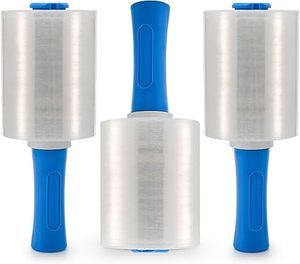 5" x 1000ft Mini Stretch <b>Wrap</b> Film, 80 Gauge Industrial Self Adhesive <b>Plastic</b> <b>Wrap</b>, Heavy Duty Packing Shrink Film for Moving - Product Image 1