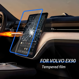 Protection d'écran en verre trempé pour Volvo EX30 EX90 2025, écran de navigation GPS de voiture de 12,3 pouces, <span class=keywords><strong>film</strong></span> anti-rayures - Product Image 2