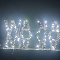 Enseigne lumineuse LED étanche et durable à transformateur pour publicité, idéale pour les portes de KTV, bars et restaurants