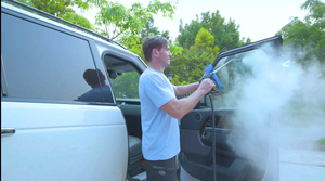 Machine électrique de nettoyage à vapeur de voiture à haute température pour nettoyer les vitres de voiture, les sièges, le climatiseur - Product Image 4