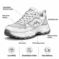 Chaussures de basketball rétro pour hommes, vente en gros, personnalisables, rehaussantes, montantes, décontractées, respirantes, à lacets, bout rond, antidérapantes