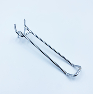 Venta caliente Euro Hook Steel Chrome <span class=keywords><strong>Pegboard</strong></span> Ganchos de exhibición multiusos hechos de metal duradero - Product Image 3