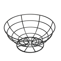 JB 2-delige metalen draad fruitmand voor organizer, metalen draad fruitmand voor decoratie, set van 2