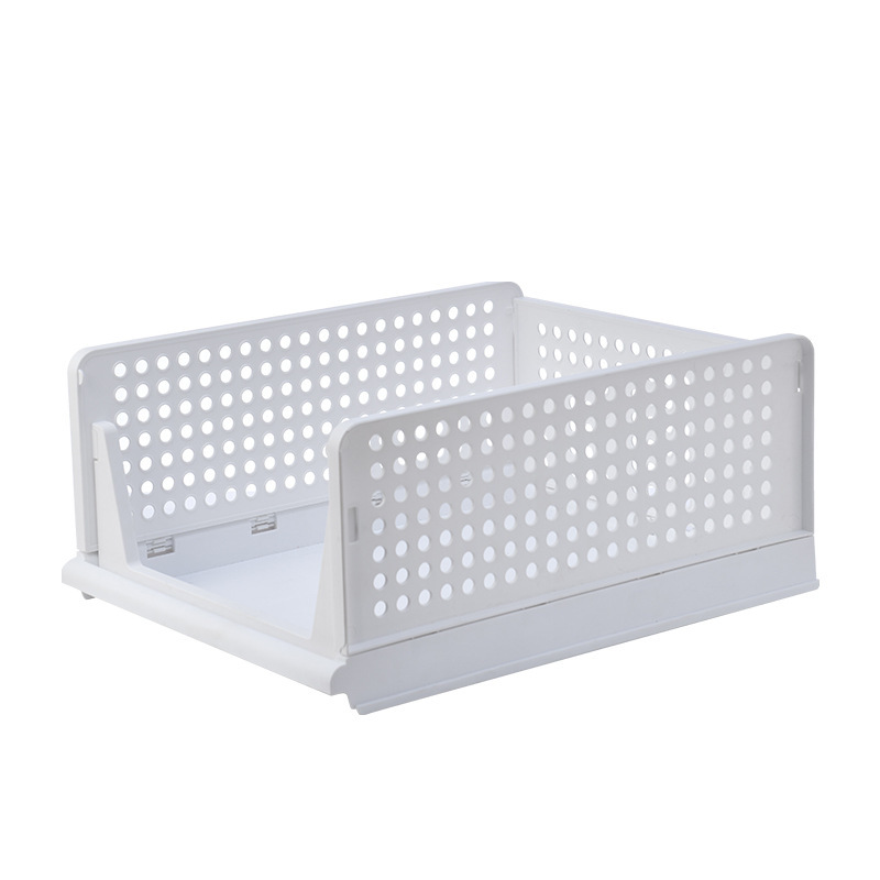 Folding Basket [White, Tall]