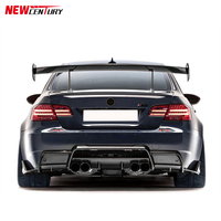 Aileron en fibre de carbone E92, adapté pour BMW M3 E92, aileron arrière modifié en fibre de carbone, diffuseur