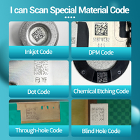 Scanner de codes-barres sans fil portatif industriel 2D DPM QR Code IP65 pour entrepôt logistique de Code à jet d'encre/Dot/aveugle
