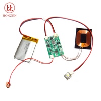 Lámpara de Escritorio LED Honzen TW-B198LM Multifuncional de 5W 10W con Sensor Táctil de Carga Inalámbrica, PCBA OEM, Luz Blanca Cálida, Módulo LED SMD 2835