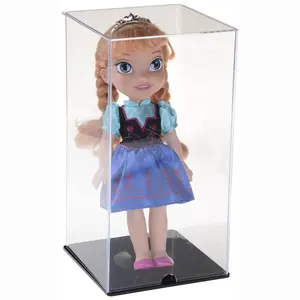 优质玩具娃娃饰品展示柜透明丙烯酸陈列柜的娃娃