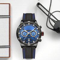 Montre à quartz de luxe pour homme, personnalisée OEM, boîtier en alliage, bracelet en acier inoxydable, étanche 3ATM, mouvement japonais, vente en gros pour les entreprises