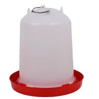 Nouveau distributeur automatique de nourriture pour volailles, très vendu, robuste, durable, épaissi, seau pour poulets, cailles, pigeons, oiseaux, couvercle en maille PP, 1 an