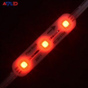 Module LED adressable RGB WS2811 IC 12V 0.72W, dimmable, effet eau courante, couleur de rêve, module LED 5050 pour enseigne lumineuse - Product Image 3