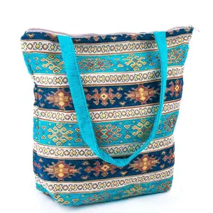 最佳Kilim设计绿松石Kilim织物袋架次从土耳其起飞