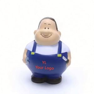 Pelota Antiestrés Promocional de PU con Forma de Reparador Gordo, Juguete para Aliviar el Estrés - Product Image 1