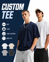 T-shirt vierge en coton peigné de haute qualité pour hommes, vente en gros, style décontracté, OEM ODM, coupe épaules tombantes, coupe ample, en coton épais