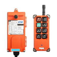 Interrupteur à distance sans fil INTER-SPAN F21-E1B 315 MHz pour grue à usage industriel, 8 boutons, garantie 1 an, portée 100 m