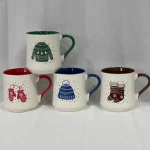 Customized 550ML Double-Sided Pattern Ceramic Coffee Mug New Model <b>Large</b> Volume Color Glaze for Business <b>Gifts</b> - Product Image 1