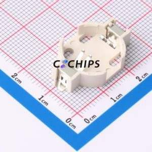 BS-16-B4AK004-R Button & Strip Battery Connector SMD Connector Battery Holder <b>CR1632</b> Phosphor Bronze Tin - Product Image 1