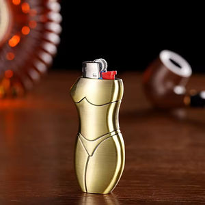 Étui à briquet en alliage de zinc <span class=keywords><strong>portable</strong></span> pour femme sexy avec logo personnalisé en gros, forme de corps moderne classique en forme humaine, étui à briquet en métal <span class=keywords><strong>J6</strong></span> - Product Image 6