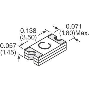 2 a 48 V AC 75 V DC保险丝板安装 (不包括墨盒样式) 表面安装1206 (3216公制) 0458004.<span class=keywords><strong>DR</strong></span> - Product Image 2