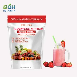 GOH Manufacturer Supply Mix Berry Powder Red Super Food Blend Powder Private Label Superfood Powder