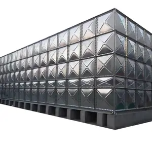 10000L горячеоцинкованные стальные панели HDG собранные прямоугольные большой емкости резервуар для чистой воды