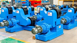Rouleaux de rotation hydrauliques BOTA pour soudage avec roues en PU, capacité 5T-500T, pour assemblage de coques de cylindres et soudage de coutures - Product Image 6
