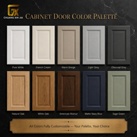 Puerta de Gabinete Lacada Blanca con Arco Elevado, Puerta de Gabinete Pintada Estilo Francés, Puerta de Gabinete Acabada, OEM, Lote Pequeño, Tamaño Personalizado, Venta al por Mayor