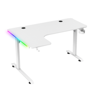 Table de jeu e-sport personnalisée Beisijie, bureau en forme de L avec éclairage RVB, bureau <span class=keywords><strong>d</strong></span>'ordinateur pour joueur, coin en option, mobilier de bureau - Product Image 3